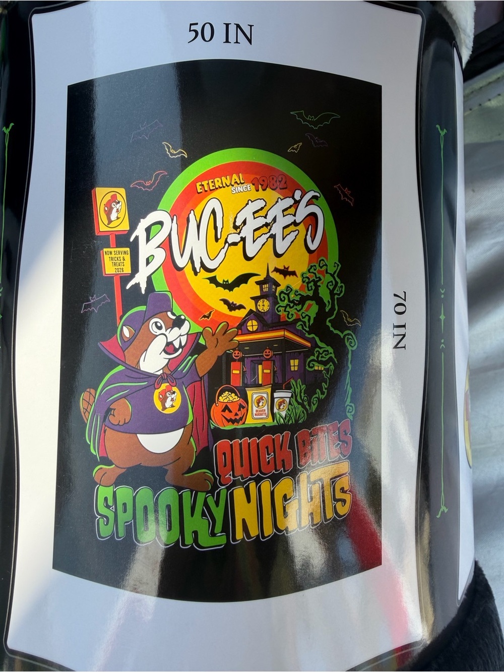 Buc-ee’s 2026 Halloween blanket 50 x 70 -new